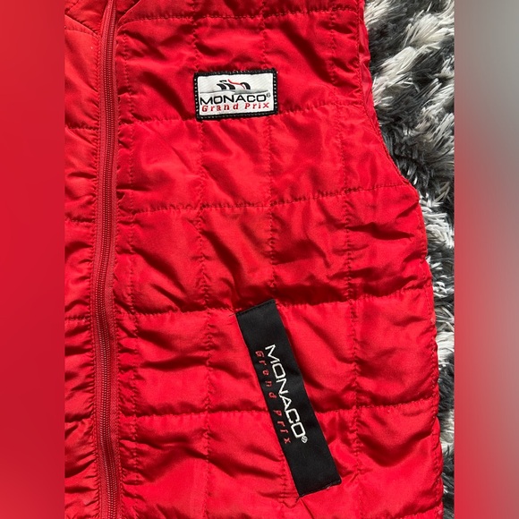 Monaco Grand Prix Racing Vest in Red - Driver - Kids size 7/8 EUC - Picture 2 of 8